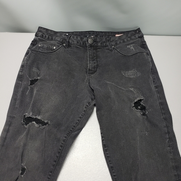 Jag jeans low rise skinny ankle ripped distressed denim jeans women's size 14 - Picture 3 of 13